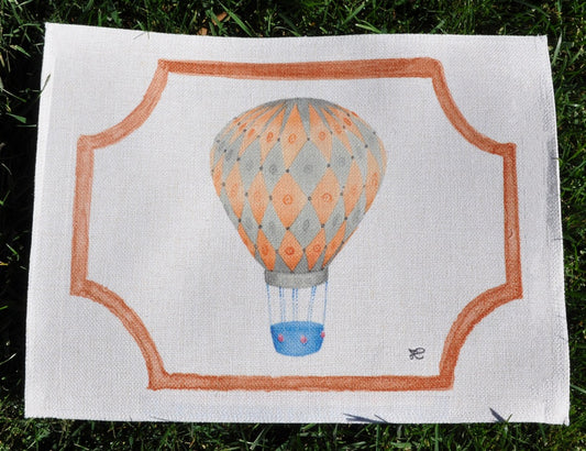 1.C2 _ Tovaglietta canvas mongolfiera gialla