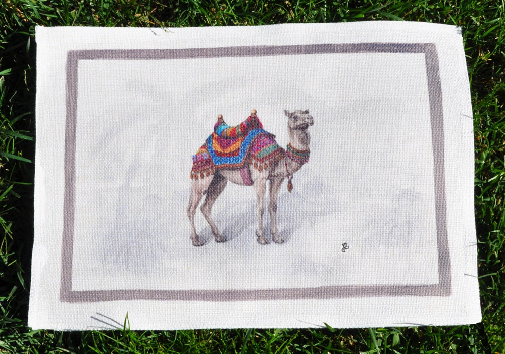 1.A3 _ Tovaglietta canvas cammello sella