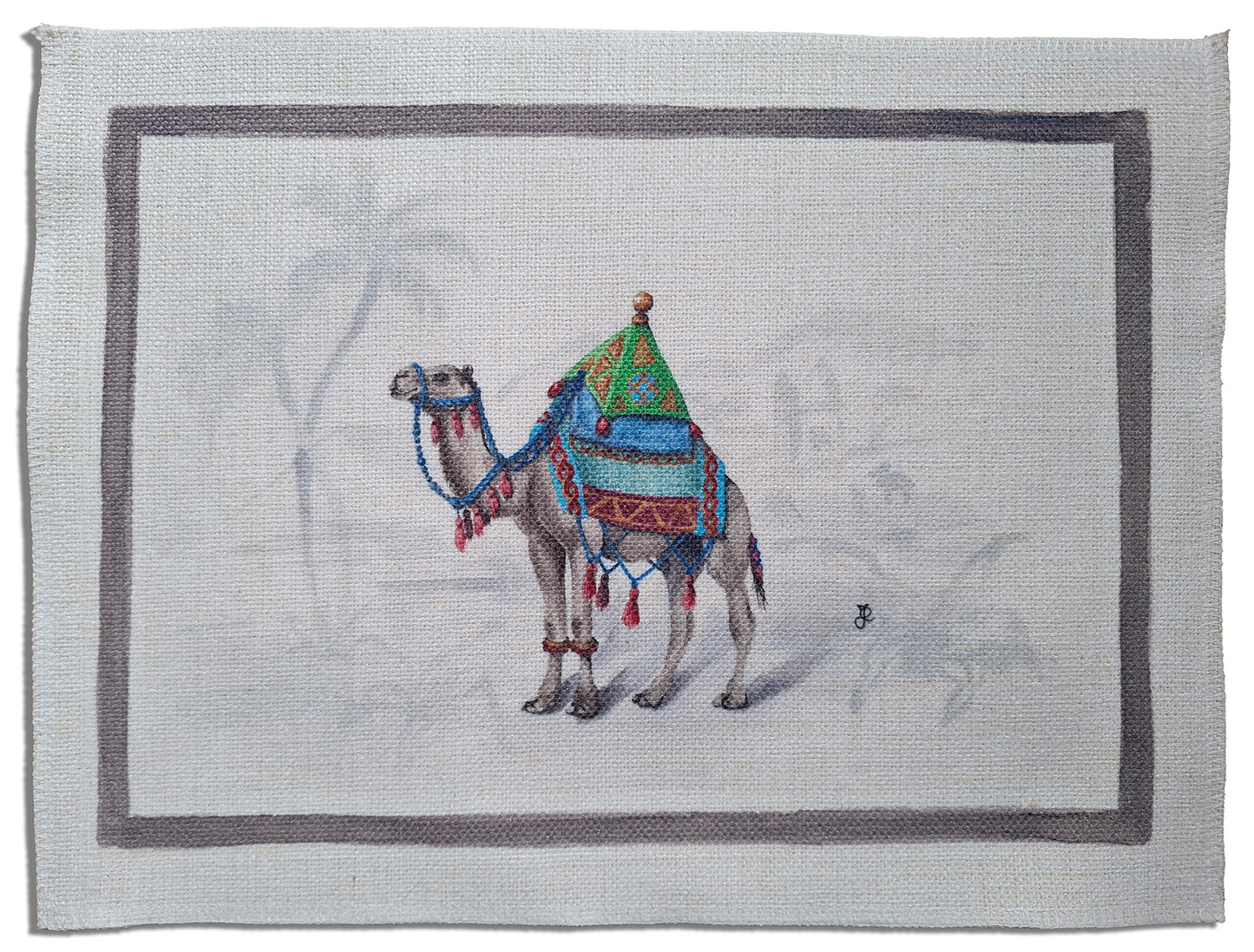 1.A4 _ Tovaglietta canvas dromedario piramide