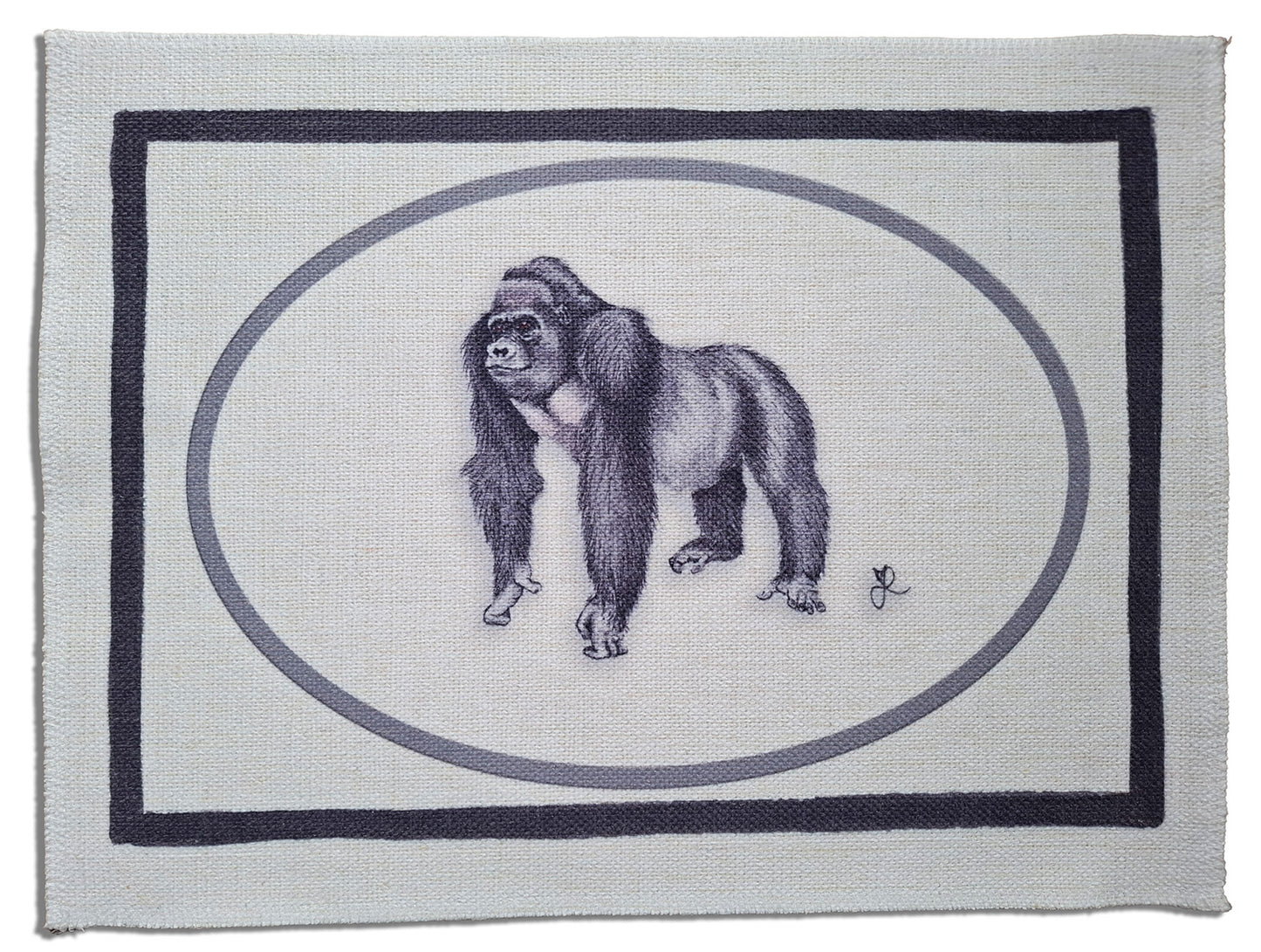 1.B5 _ Tovaglietta canvas cornici gorilla
