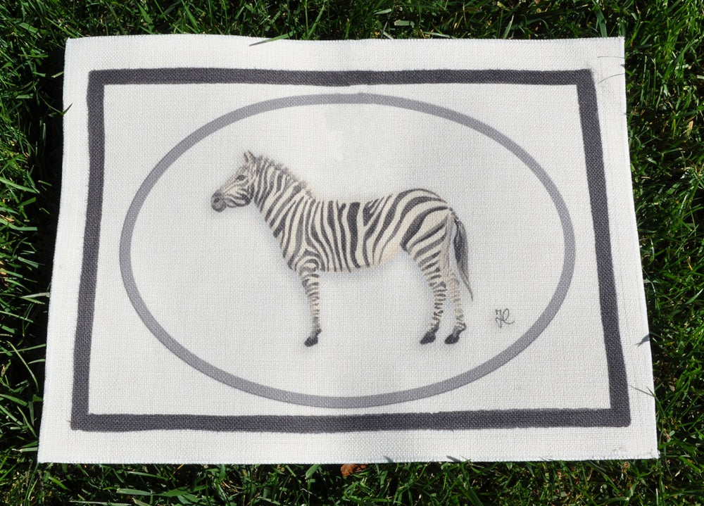 1.B6 _ Tovaglietta canvas cornici zebra