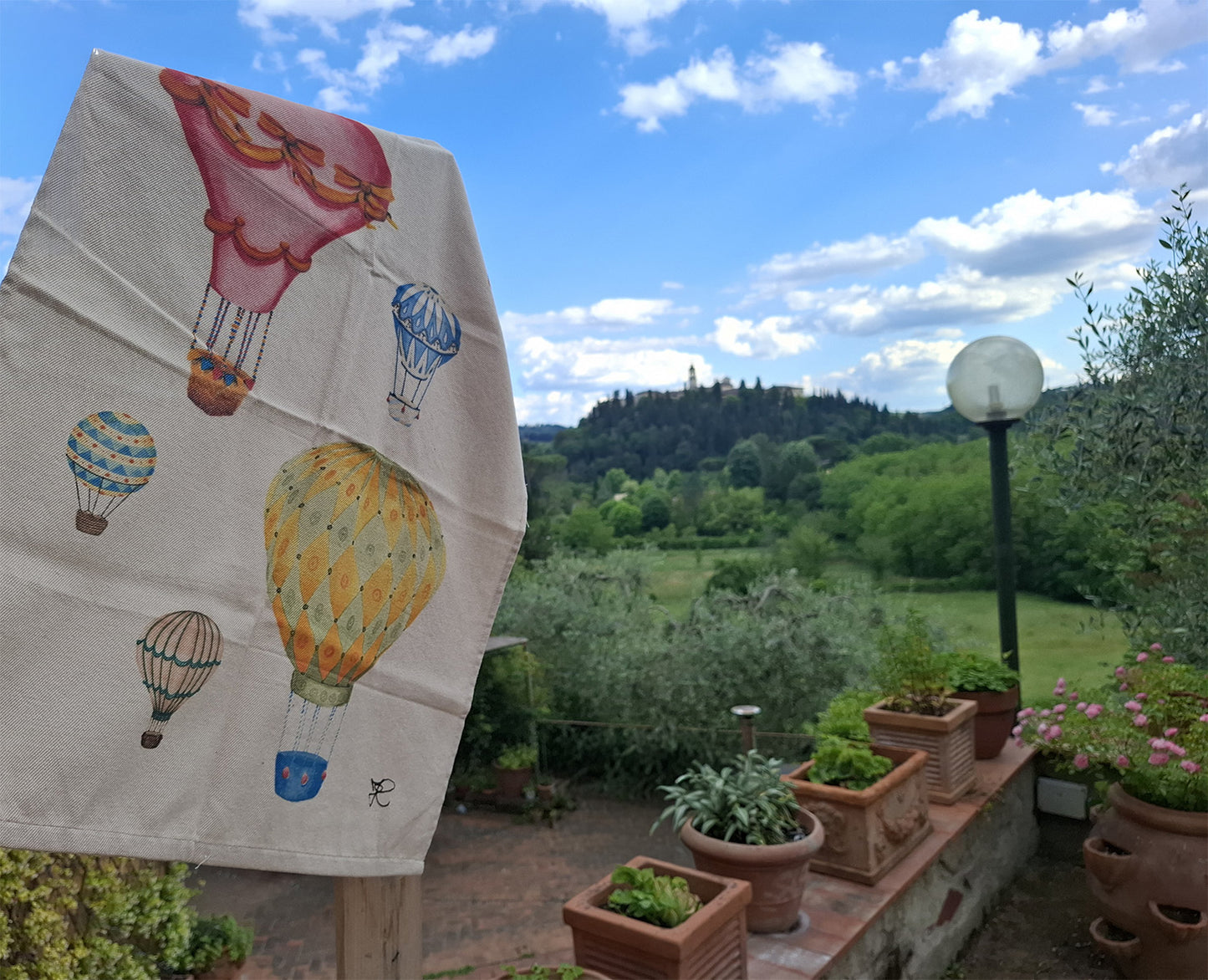 5C _Canovaccio cotone mongolfiere