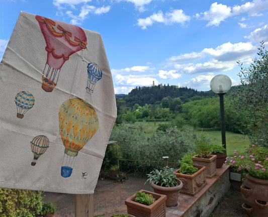 5C _Canovaccio cotone mongolfiere