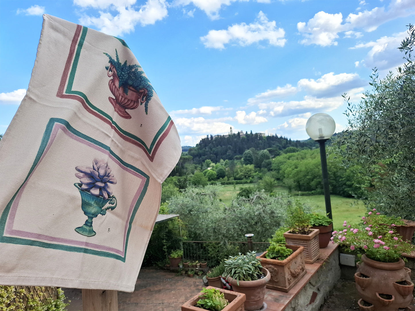 5E12 _Canovaccio cotone vasi