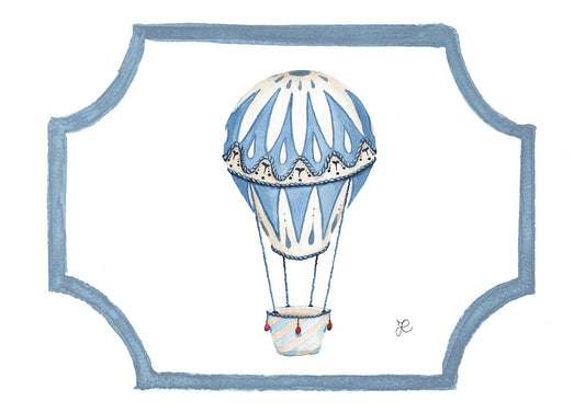 2.C5 _ Tovaglietta plastificata mongolfiera azzurro